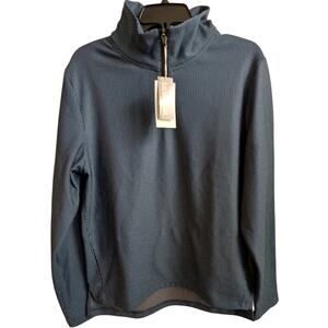 CON.STRUCT Mens Blue Quarter Zip Athletic Sweatshirt Pockets M Medium Nordstrom